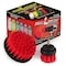 Drill Brush Power Scrubber By Useful Products 5 in W 5 in L Brush, Red R-S-42-QC-DB - alternate 1